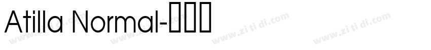 Atilla Normal字体转换